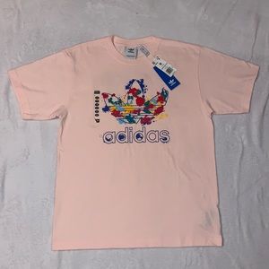 adidas original trefoil splatter tee